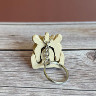 Hippo Skull 3D Printed Keychain – Unique Animal Bone Design, Wildlife Lover Gift, Cool Anatomical Charm, Gothic Accessory