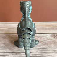 Articulated Raptor 3D Printed Toy – Movable Dinosaur Figure, Jurassic Decor, Fidget Desk Toy, Unique Dino Gift for Kids & Collectors
