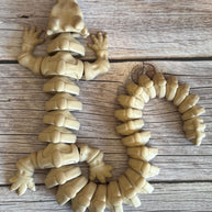 Articulated 18in Bone Dragon 3D Printed Toy – Movable Skeletal Dragon, Fantasy Creature, Gothic Display Figure, Unique Gift