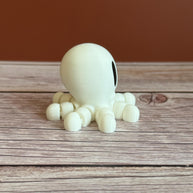 Skeleton Octopus 3D Print | Spooky Sea Creature Decor | Bone Octopus Toy