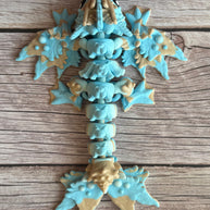 8in Articulated Tiny Ocean Wyvern – 3D Printed Sea Dragon Fidget Toy