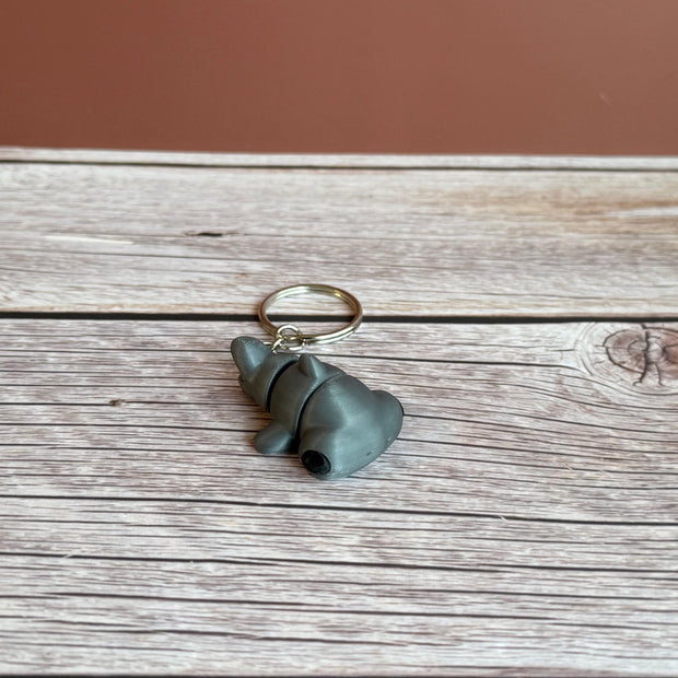 Articulated Hammerhead Shark Keychain – 3D Printed Ocean Lover Gift