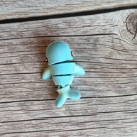 Mini Articulated Whale – 3D Printed Cute Ocean Fidget Toy