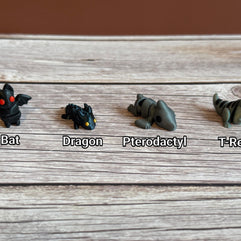 Articulated Micro 3D Printed Animals Choice of 3 Bundle – Miniature Posable Creatures, Tiny Animal Set, Cute Fidget Toys, Unique Gift Idea