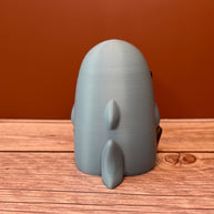 3D Printed Cat in Shark Costume | Cute Cat Figurine | Funny Animal Gift | Shark Cat Decor