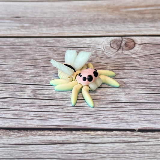 Mini Glow in the Dark Fairy Spider – 3D Printed Fantasy Insect Figurine
