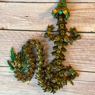 27.5in Articulated Bamboo Dragon – 3D Printed Posable Nature Dragon Toy