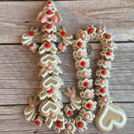 26.5in Articulated Cookie Heart Dragon – 3D Printed Sweet Fantasy Dragon Toy