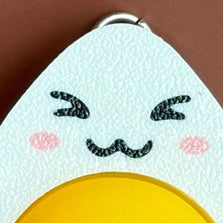 3D Printed Egg Clicker Keychain | Silent or Clicky | Hard Boiled or Deviled Egg Fidget