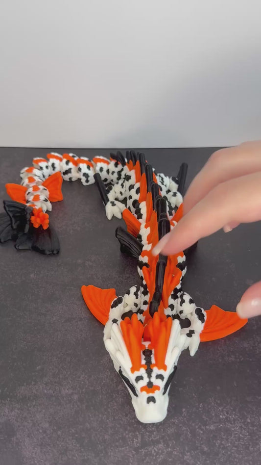 15in Koi Dragon | 3D Printed Articulated Flexible Fantasy Decor